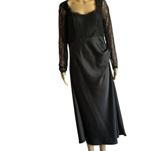 SHEIN Black Top Lace Evening Victorian Style,Gothic Dark Fashion